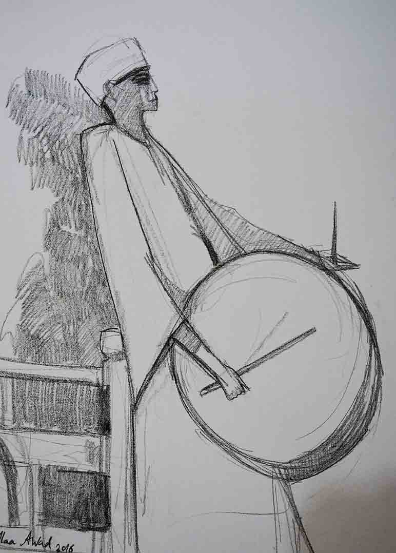 Alaa Awad - drawing