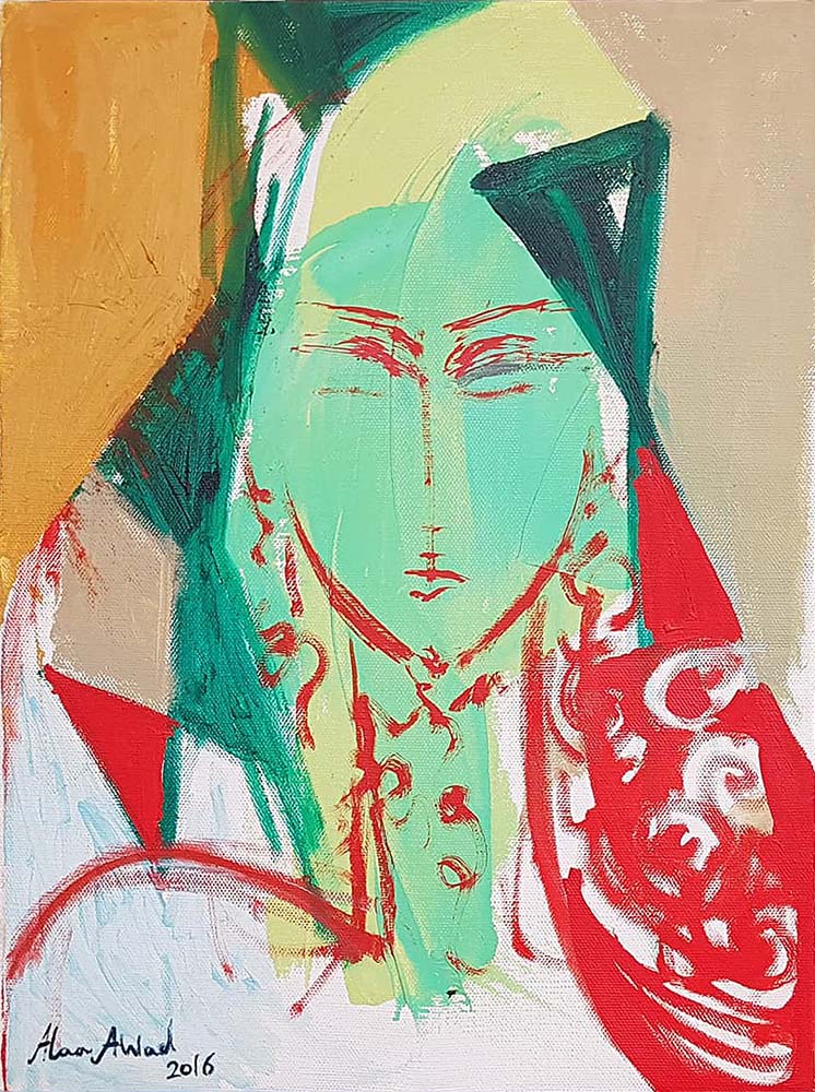 Alaa Awad - Painting 2017