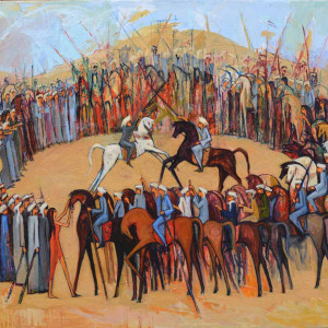 El Mormah , 180 x 130 cm , oil on canvas , 2016