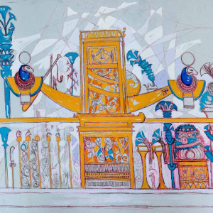 The Celebration Boat, 50 x 70 cm, water color on paper, 2017