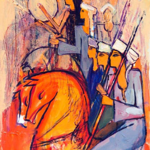 Mormah 2, 30 x 45 cm, oil on canvas, 2016 (sold)