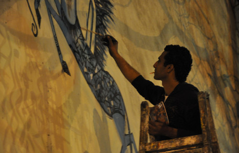 Alaa Awad - Mural - Cairo - 2012 - alaa-awad.com