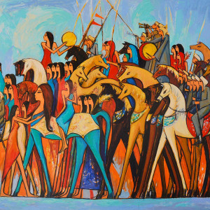 Alaa Awad - painting - 2019 Alaa Awad - painting - 2019