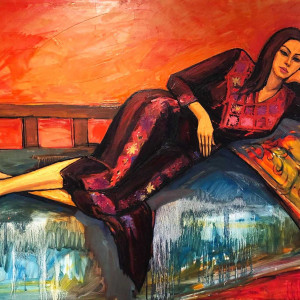 Alaa Awad - painting - 2019 Alaa Awad - painting - 2019