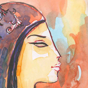 Alaa Awad - painting - Postcard Alaa Awad - painting - Postcard