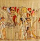 alaa awad - the artist - علاء عوض - painting on Papyrus alaa awad - the artist - علاء عوض - painting on Papyrus