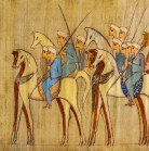 alaa awad - the artist - علاء عوض - painting on Papyrus alaa awad - the artist - علاء عوض - painting on Papyrus