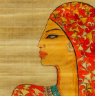 alaa awad - the artist - علاء عوض - painting on Papyrus alaa awad - the artist - علاء عوض - painting on Papyrus